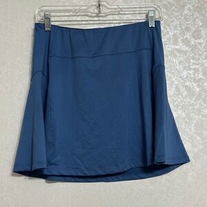 WOWENY NWT Blue Athletic Skort Performance Skirt Hidden Pocket‎ Stretch XXL Sz M